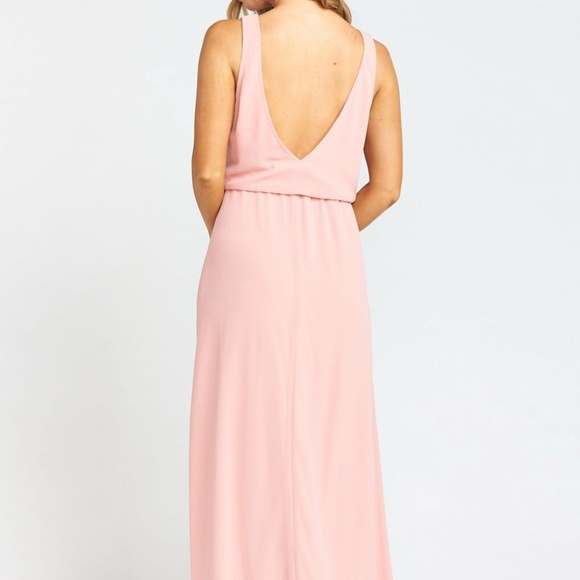 Show Me Your Mumu Kendall Maxi Dress Rosebud Chiffon Bridesmaid Gown XXS NWT - Picture 4 of 9